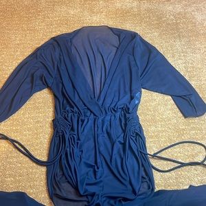 Black swimsuit cover up, medium, brand SHEIN